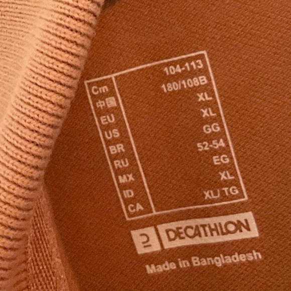 NWOT Inesis Men’s Polo Shirt Short Sleeve Preppy Neutral Golf Camel Tan XL - Picture 8 of 10